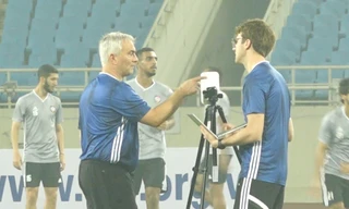 UAE tập luyện lần cuối trước trận đấu Việt Nam