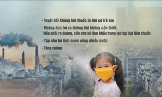 Cách bảo vệ trẻ trong môi trường không khí ô nhiễm