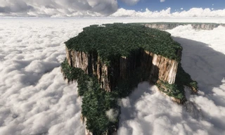 Những ngọn núi đỉnh phẳng như mặt bàn