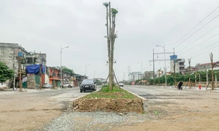 Cận cảnh tuyến đường hơn 250 tỷ đồng nối hai quận mãi chưa hoàn thiện sau nhiều năm thi công