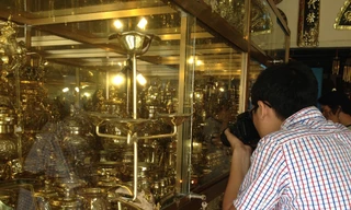 Sản phẩm khi hoàn chỉnh rất bắt mắt, được nhiều khách đến tìm mua và tham quan