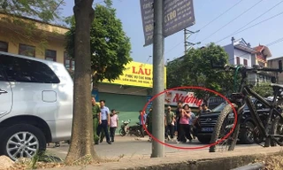 Hiện trường vụ việc.