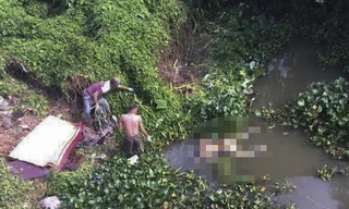 Nơi phát hiện thi thể nam giới.