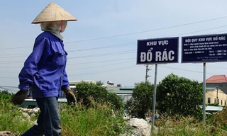 Xây biệt thự, đi xe hơi trên núi rác