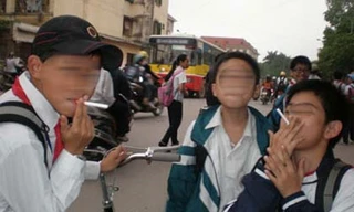 Khỏi thuốc lá vẫn bủa vây trường học