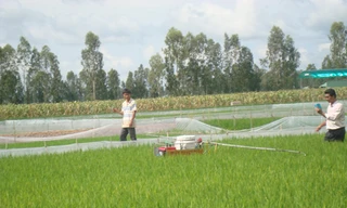 Chàng trai chế Robot phun thuốc trừ sâu