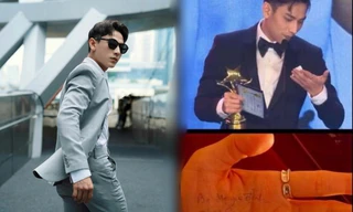 Isaac vừa có màn “lật tài liệu” công khai trên sân khấu khiến khán giả cười khoái chí