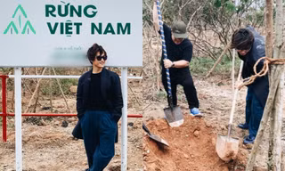 Hà Anh Tuấn thực hiện dự án “Rừng Việt Nam“: Trồng 2 cánh rừng với hơn 1.800 cây xanh