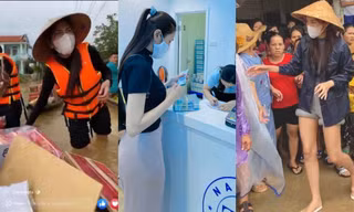 Thủy Tiên chưa thể về TP.HCM, tiết lộ số tiền quyên góp “chi viện Miền Trung” sau 3 ngày