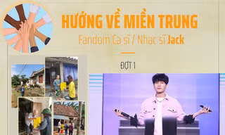 Jack và nhà Đóm chung tay thực hiện các dự án ý nghĩa giúp đỡ người dân miền Trung