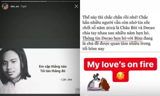 Decao phản ứng hài hước trước tin đồn “tình cũ có tình mới”