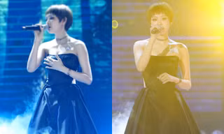 Hiền Hồ xinh như búp bê, lần đầu hát live cực tình cảm hit “Gặp nhưng không ở lại”
