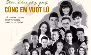Hàng loạt nghệ sĩ tên tuổi sẽ biểu diễn không nhận cát-xê trong đêm nhạc “Cùng Em Vượt Lũ“