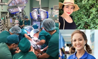 Sao V-Biz gửi lời chúc tốt đẹp tới hai bé song sinh dính liền được phẫu thuật tách rời