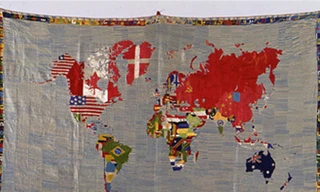 Bản đồ thế giới bằng…quốc kì