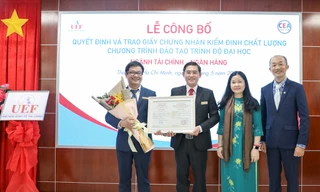 Ngành Tài chính Ngân hàng, ĐH Kinh tế Tài chính TP. HCM đạt chuẩn kiểm định chất lượng