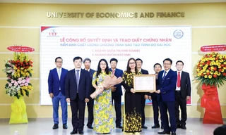 Trường ĐH Kinh tế - Tài chính TP. HCM đạt kiểm định chất lượng đào tạo hai chương trình 