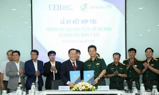 Trường ĐH Kinh tế TP. HCM và Bệnh viện Quân y 175 ký kết hợp tác toàn diện