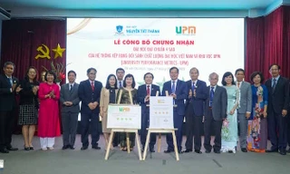 Trường ĐH Nguyễn Tất Thành đón nhận chuẩn 4 sao UPM