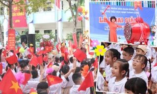 Lễ khai giảng của trường Tiểu học Nam Thành Công: Tween đồng diễn tiết mục đặc biệt