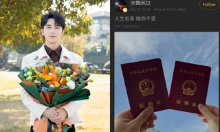 Hứa Ngụy Châu bất ngờ thông báo kết hôn, danh tính "cô dâu bí ẩn" khiến netizen tò mò