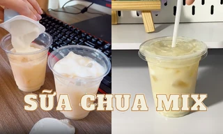 Sữa chua mix - đồ uống lạ miệng nhưng không dành cho hội "bụng yếu"