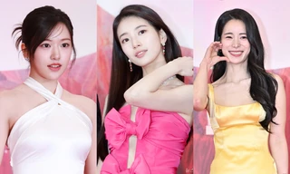 Thảm đỏ Baeksang 2024: Suzy dịu ngọt bất chấp "váy sến", Yujin IVE đẹp trong veo 