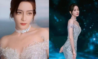 Câu chuyện đằng sau "bộ váy tiên tử" của Địch Lệ Nhiệt Ba do nhà thiết kế Việt Nam chế tác