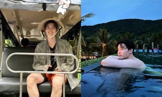 "Chàng Vịt" Lee Jong Suk khoe ảnh du lịch ở Đà Nẵng, đội nón lá cực xinh yêu