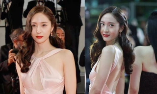 Krystal đẹp kiều diễm tựa mỹ nhân Hồng Kông thập niên 80 trên thảm đỏ LHP Cannes