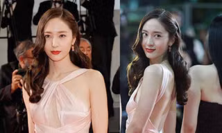 Krystal đẹp kiều diễm tựa mỹ nhân Hồng Kông thập niên 80 trên thảm đỏ LHP Cannes