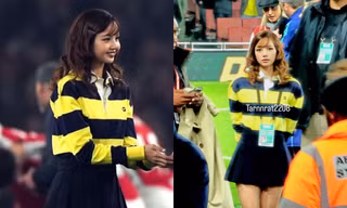 Lisa BLACKPINK xuất hiện trong trận derby London giữa Arsenal và Tottenham