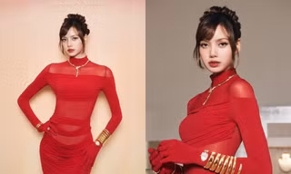 Lisa đẹp "không để lại vụn" tại triển lãm BVLGARI, gợi nhớ "huyền thoại" 1 năm trước