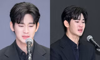 Kim Soo Hyun cúi đầu xin lỗi, khóc suốt 30 phút, công bố thông tin gì quan trọng?