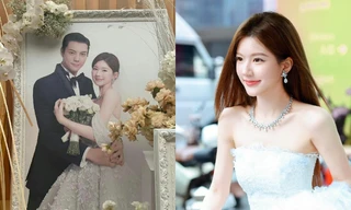 Lộ ảnh cưới của Triệu Lộ Tư và Trần Vỹ Đình, một điểm khiến netizen thấy "kỳ kỳ"