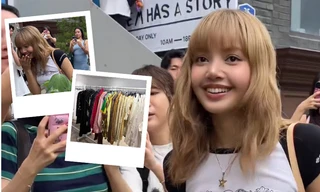 Lisa BLACKPINK thanh lý quần áo, fan "rì-viu" rẻ ngỡ ngàng còn được gặp idol