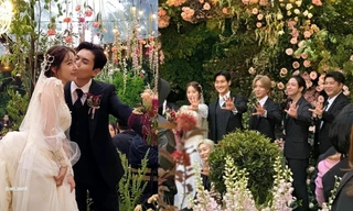 Hôn lễ Ryeowook - Ari: 13 mảnh ghép SUJU tề tựu, chú rể quỳ gối, hát tặng cô dâu