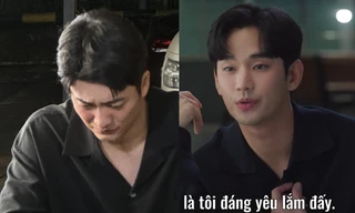 Kang Tae Oh tái hiện cảnh phim "Queen of Tears", có đáng yêu như Kim Soo Hyun?