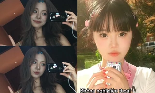 Theo dòng Y2K, giới trẻ đẩy trend chụp ảnh bằng "dế cũ": Tzuyu mê iPhone 3GS