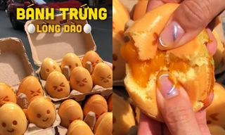 Tới lượt bánh trứng lòng đào đưa giới trẻ Hà Nội trở lại "kiếp nạn" xếp hàng dài