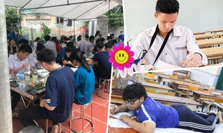 Sĩ tử được hỗ trợ cơm trưa, bố trí phòng thi riêng đặc biệt với giường y tế