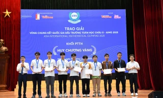 Chung kết Quốc gia AIMO 2025 khối THPT: Duy nhất 1 nữ sinh giành huy chương