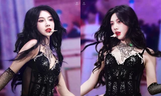 Joy (Red Velvet) xử lý sự cố trang phục vẫn quyến rũ từng giây trên sân khấu "Psycho"