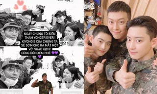 Song Hye Kyo đến thăm "bạn trai" đang nhập ngũ, xuất hiện đặc biệt trong một bức ảnh