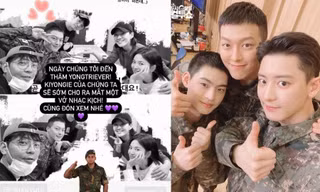 Song Hye Kyo đến thăm "bạn trai" đang nhập ngũ, xuất hiện đặc biệt trong một bức ảnh