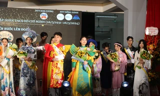 Hội thi Học sinh Thanh lịch trường THCS Ngô Sĩ Liên: Trang phục dân tộc đỉnh cao!