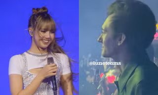 Fan bắt trọn khoảnh khắc "bạn trai tin đồn" Frédéric tới ủng hộ Lisa tại Coachella