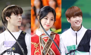Top idol K-Pop bắn cung giỏi chẳng kém VĐV Olympic: Tzuyu, Jung Kook không thể vắng mặt
