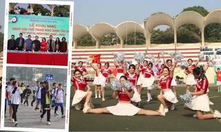 Trường THCS Tây Sơn khai mạc Ngày hội thể thao, teen sẵn sàng "săn" huy chương