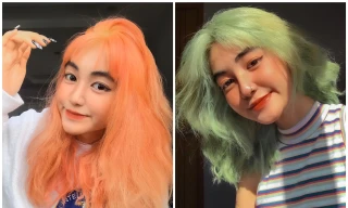 Nữ sinh thay đổi màu tóc mỗi tuần